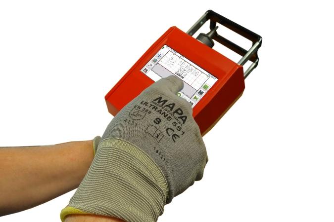 Tragbare industrielle Markierungspistole mit Tischsäule