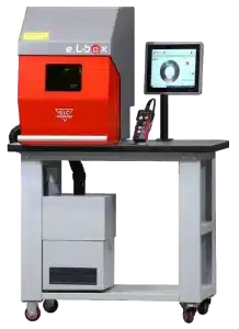 Lasergravurmaschine mit Rotationsachse