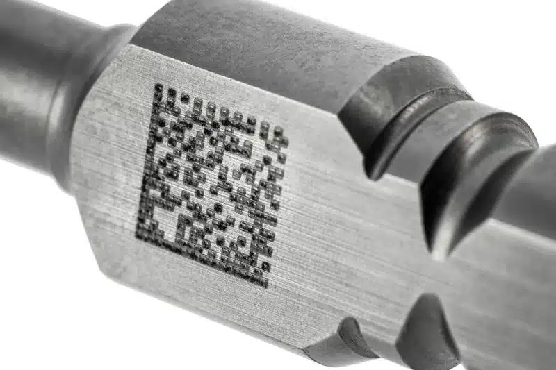 Markierungsmaschine und Lasergravur auf Edelstahl