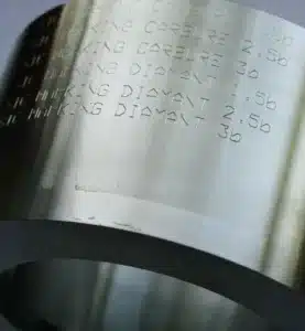 Hersteller von Maschinen zur alphanumerischen Kennzeichnung auf Stahl