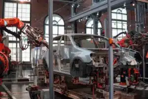 Markierungsmaschine für Stahlteile in der Automobilindustrie