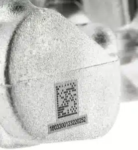 Markierungsstation für Datamatrix-Codes auf Stahl