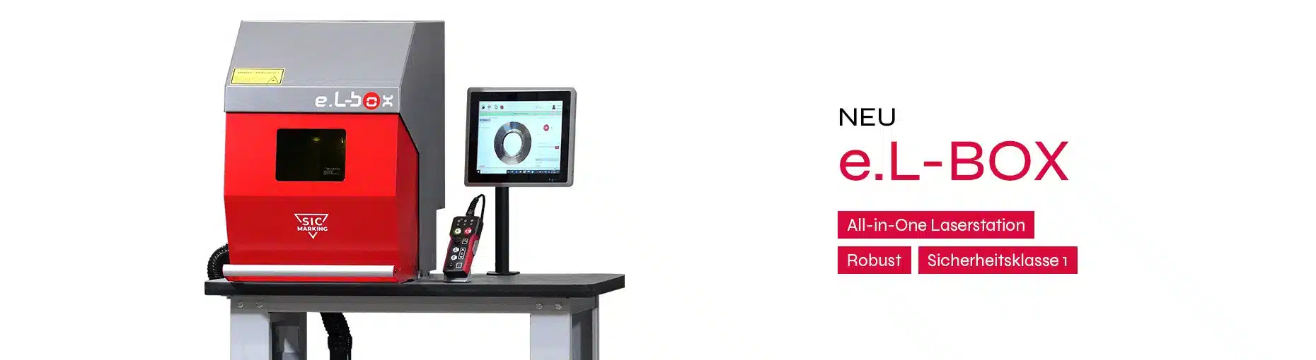 kompakt-Faser-Lasermarkierungsmaschine e.L-Box