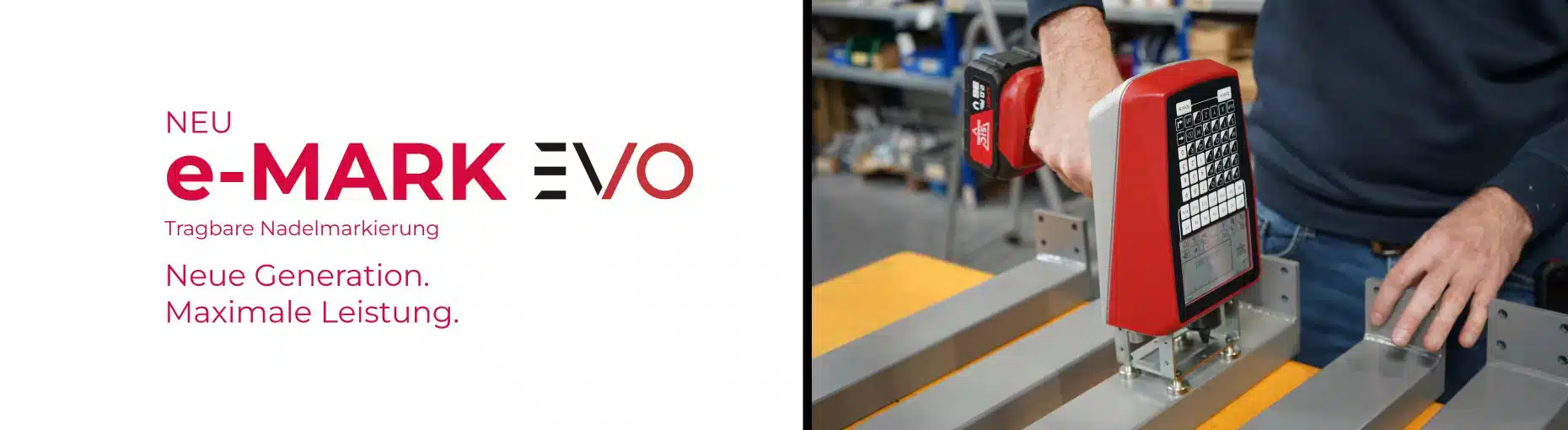 tragbare Markierungsmaschine e-MARK-EVO-DE